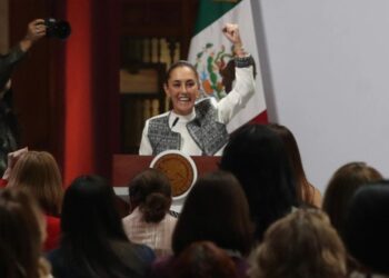 RESALTA SHEINBAUM Avance en la paridad de género en México