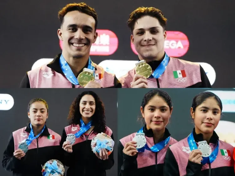 México brilla en el Mundial de Clavados 2025: segundo lugar en el medallero general