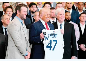 Los Dodgers reciben homenaje presidencial en la Casa Blanca