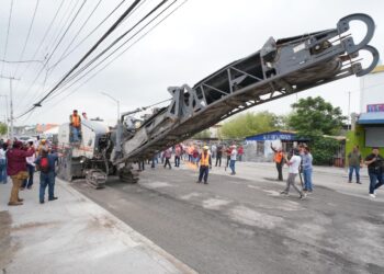 AVANZA TRANSFORMACIÓN Arranca recarpeteo en la Pancho Villa