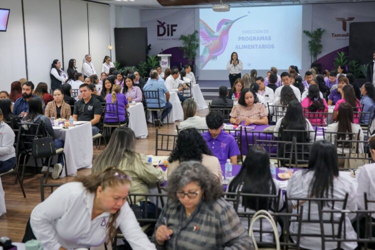 A LOS 43 MUNICIPIOS DIF Tamaulipas les capacita sobre la operatividad de programas alimentarios