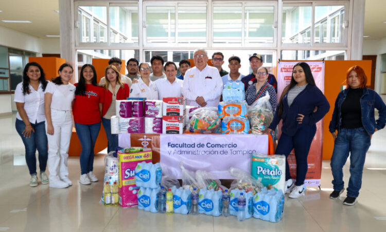 Envía UAT víveres en apoyo a damnificados de Reynosa