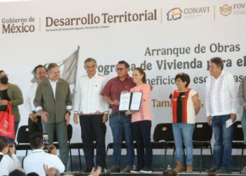 Inicia Sheinbaum programa de vivienda social en Tamaulipas