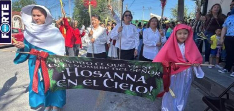 DIÓCESIS DE NUEVO LAREDO Fieles conmemoran Domingo de Ramos