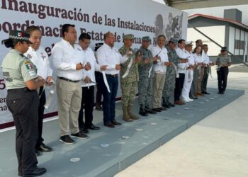 GOBERNADOR Y MANDOS MILITARES Inauguran instalaciones de la Guardia Nacional en Tamaulipas