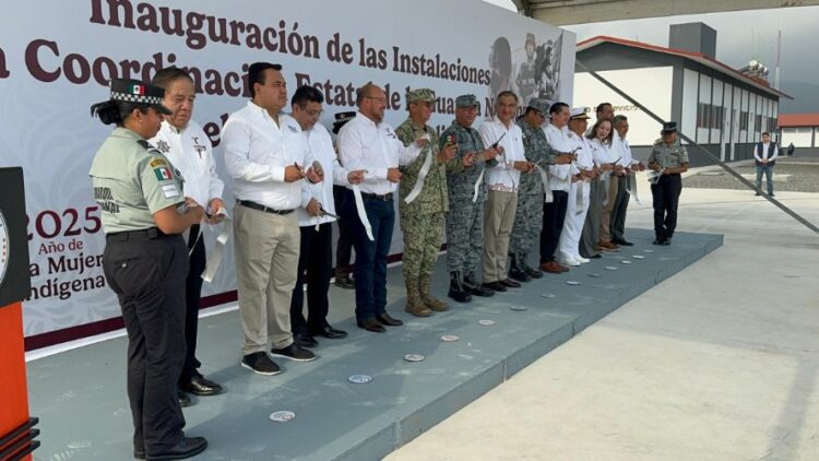 GOBERNADOR Y MANDOS MILITARES Inauguran instalaciones de la Guardia Nacional en Tamaulipas