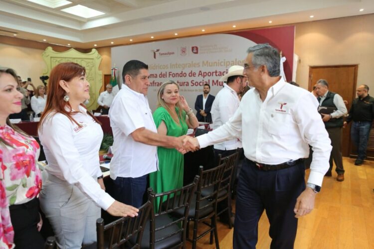 AMÉRICO VILLARREAL Impulsa proyectos municipales de infraestructura hídrica