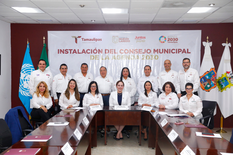 CARMEN LILIA CANTUROSAS Instala en NLD el Consejo Municipal de Agenda 2030