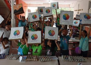 Programa ‘Reciclarte’ visita escuela Miguel F. Martínez