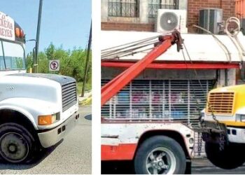 Camiones urbanos en estado crítico urgente