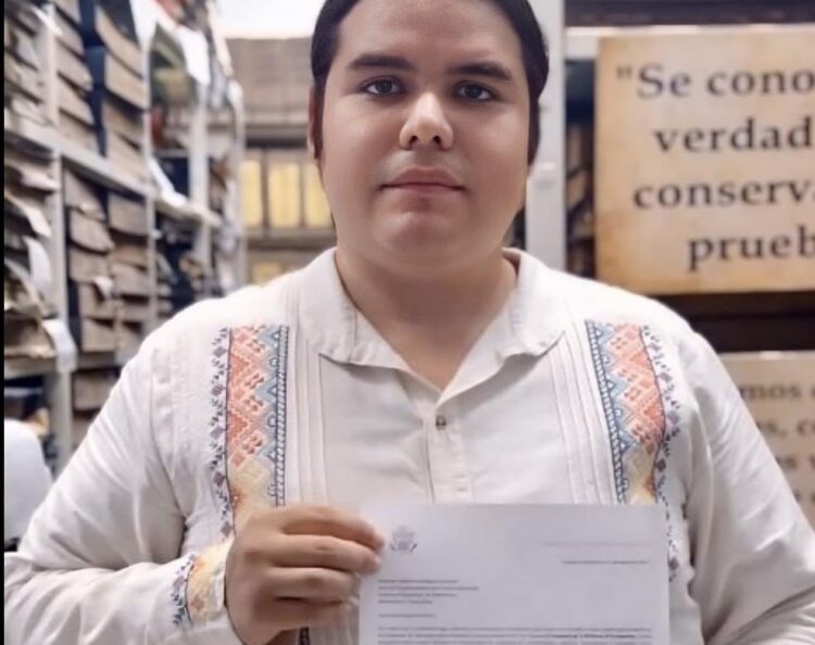 Alumno de la UAT irá a foro global contra tráfico de antigüedades