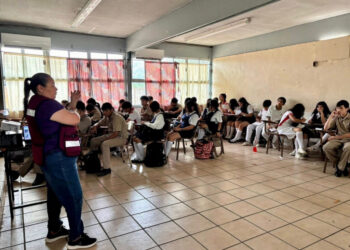 IMPACTA promueve cultura contra bullying en Secundaria Técnica 4