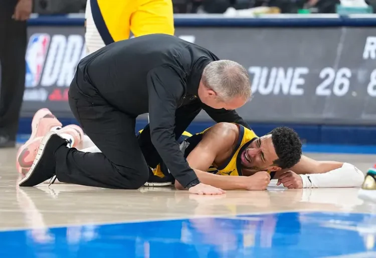 Tyrese Haliburton se lesiona gravemente en las Finales de la NBA