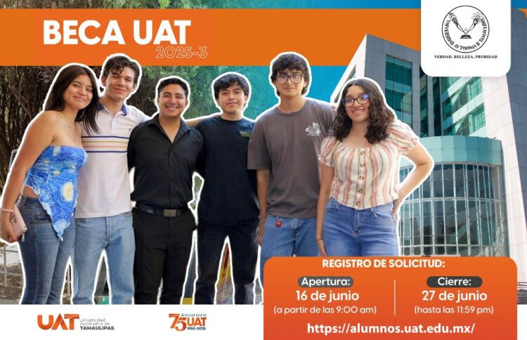 Abre la UAT convocatoria de becas para el período 2025-3