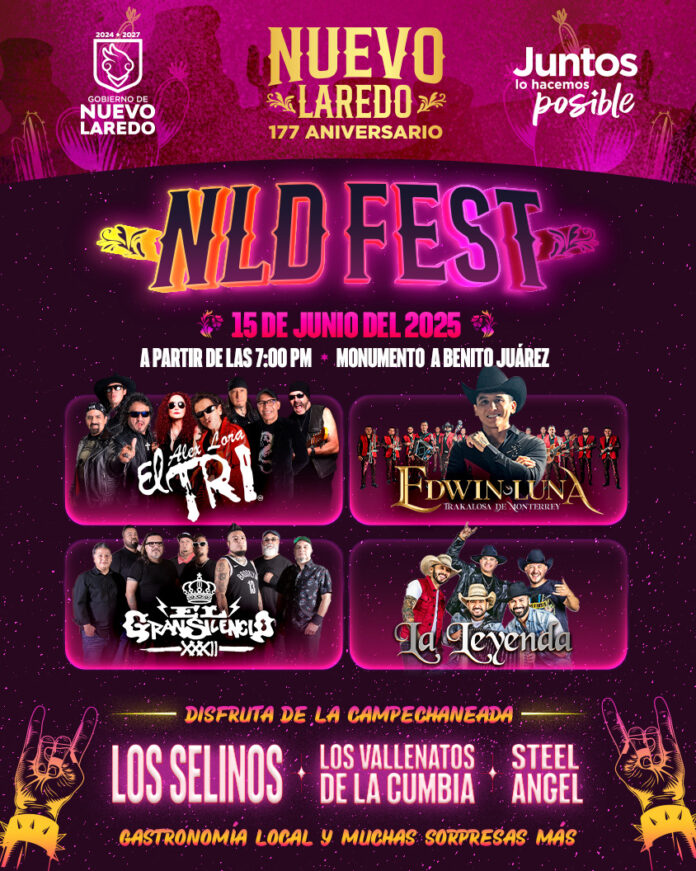 Todo listo para festejar el 177 aniversario de Nuevo Laredo