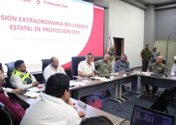 GOBERNADOR AMÉRICO VILLARREAL ANTE IMPACTO DE TORMENTA Refuerzan acciones preventivas por ‘Barry’
