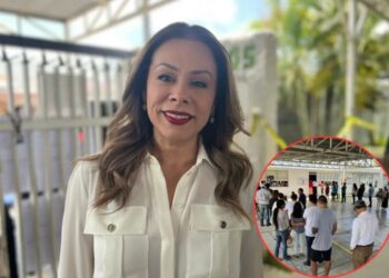 Tania Contreras acude a votar en jornada electoral judicial