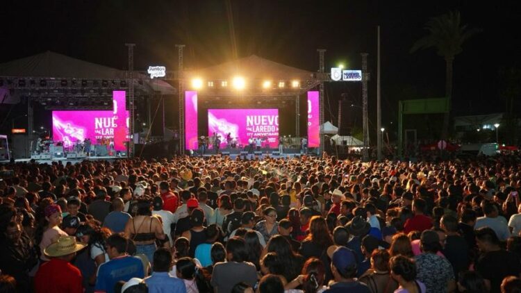 MÁS DE 60 MIL Celebran 177 Aniversario de Nuevo Laredo con fiesta, música y sabor