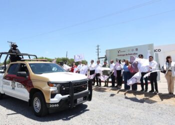 AMÉRICO VILLARREAL Entrega nuevos vehículos para seguridad pública