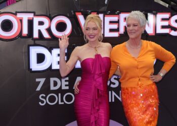 EN MÉXICO EN LA PREMIER DE ‘OTRO VIERNES DE LOCOS’ Jamie Lee Curtis y Lindsay Lohan desatan euforia