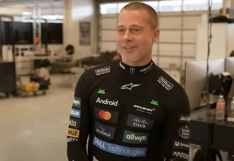 Brad Pitt cumple su sueño: maneja un F1 real con McLaren y Norris
