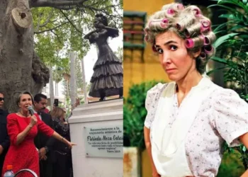 Vecinos exigen retirar estatua de Florinda Meza en Zacatecas tras polémica