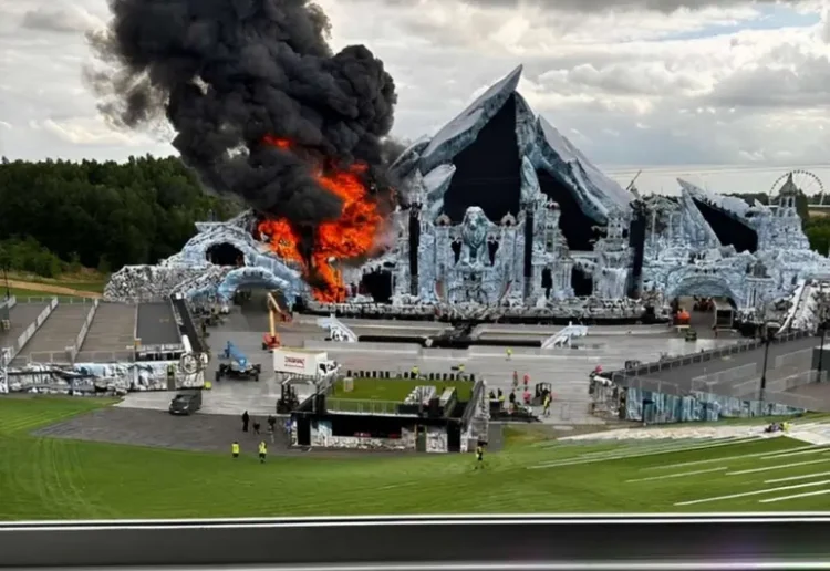 Incendio en el escenario principal de Tomorrowland sacude al festival antes de su inicio