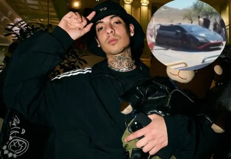 Natanael Cano genera críticas por estacionarse en espacio para personas con discapacidad