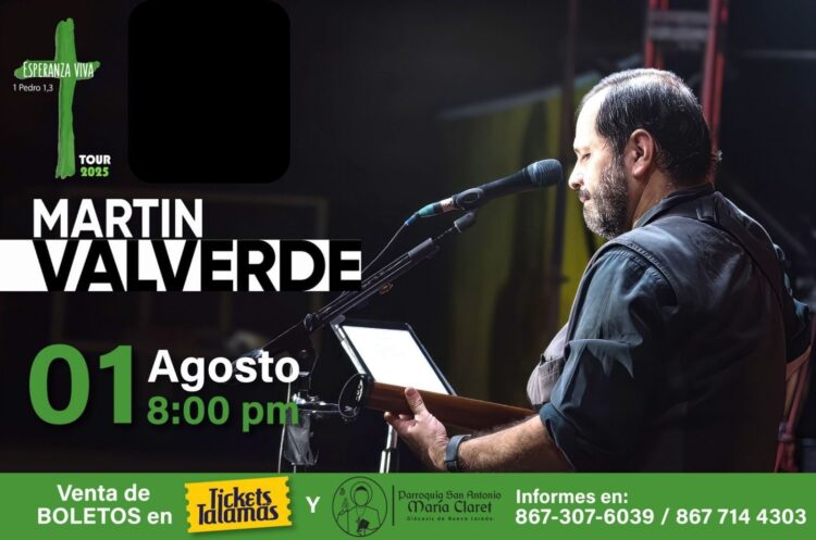 AL CENTRO CULTURAL Martín Valverde llega con un concierto de fe y esperanza
