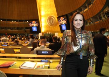 EXPONE AVANCES HÍDRICOS EN NLD Carmen Lilia representa a México ante la ONU