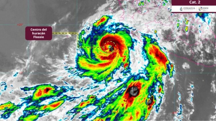 MÉXICO EN ALERTA Huracán Flossie se fortalece en Pacífico