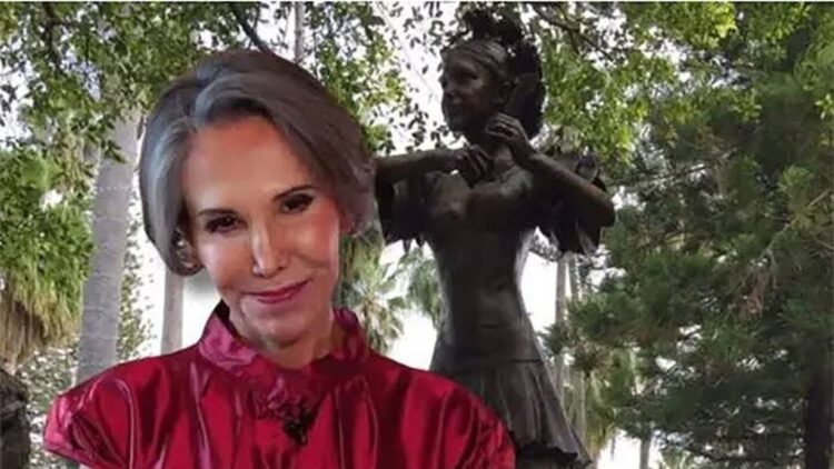 Convocan a retirar estatua de Florinda Meza