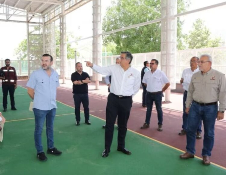 EN CD. VICTORIA Supervisa Américo obras de infraestructura deportiva