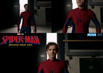 APARECE CON EL NUEVO TRAJE DE ‘SPIDER-MAN: BRAND NEW DAY’ Tom Holland es pura nostalgia