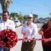 ALCALDESA CARMEN LILIA CANTUROSAS Entregan calles rehabilitadas a vecinos de la Nueva Victoria