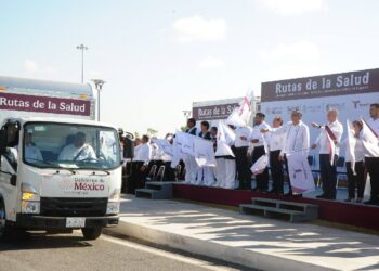 AMÉRICO VILLARREAL Da banderazo a Rutas de la Salud en Tamaulipas