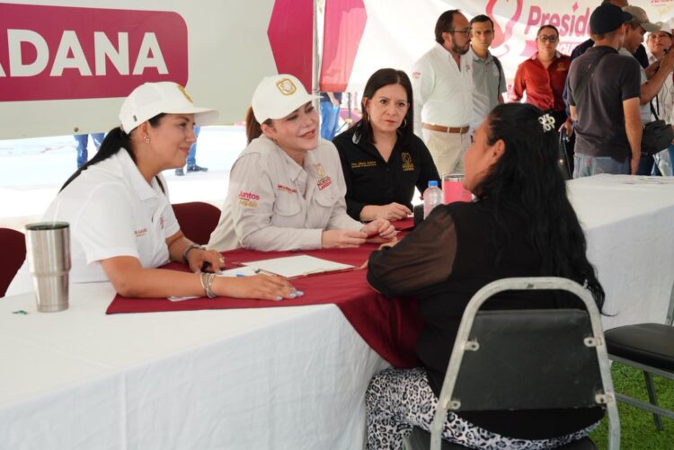 FRACCIONAMIENTO EL CAMPANARIO Carmen Lilia lleva programa Presidencia Cerquita de Ti