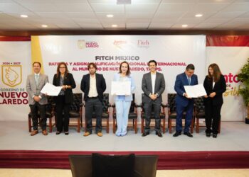 NUEVO LAREDO EJEMPLO NACIONAL EN FINANZAS PÚBLICAS; RATIFICA FITCH RATINGS  CALIFICACIÓN CREDITICIA AAA