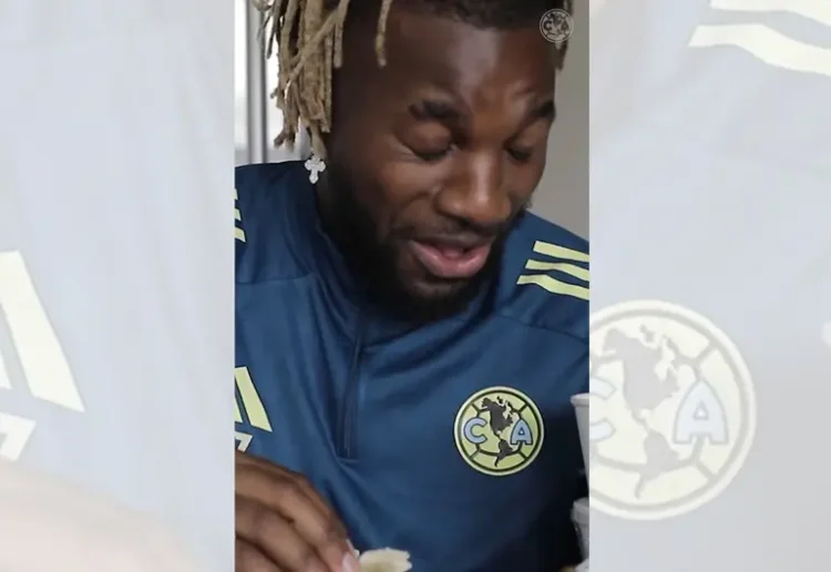 “¡Ah cabrón!”: La divertida reacción de Allan Saint-Maximin al probar tacos en América