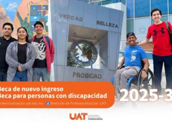 Lanza UAT becas de nuevo ingreso a estudiantes con discapacidad