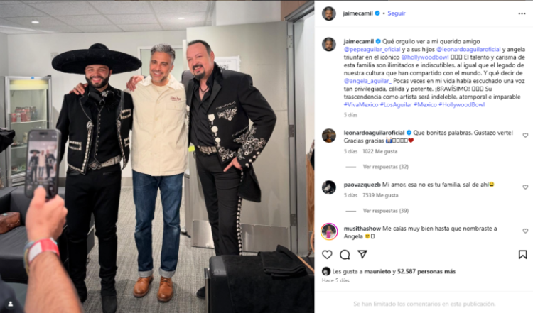 NO PERDONAN Jaime Camil, recibe hate tras compartir momento con Ángela y Nodal