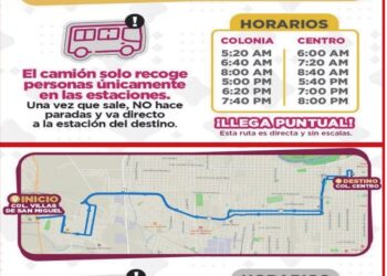 VALLES DE SAN MIGUEL Y VALLES DE ANAHUAC Arrancan hoy las rutas de transporte exprés