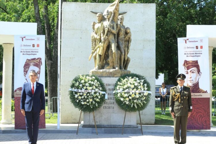 AMÉRICO VILLARREAL Preside la ceremonia del 178 aniversario de los Niños Héroes