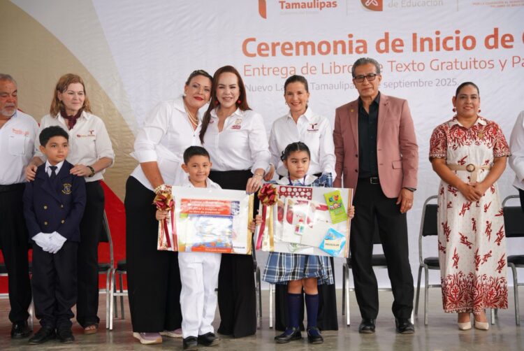 NUEVO LAREDO DA INICIO AL CICLO ESCOLAR 2025-2026 CON ENTREGA DE LIBROS DE TEXTO, ÚTILES Y MÁS DE 72 MIL GUÍAS DIDÁCTICAS