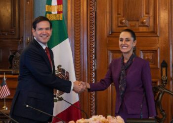 Marco Rubio llega a México para reunirse con Sheinbaum