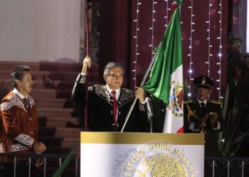 EN LA CAPITAL DE TAMAULIPAS Da Américo Villarreal Grito de Independencia