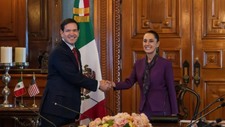 REUNIÓN SHEINBAUM Y RUBIO Migración y seguridad dominan reunión bilateral