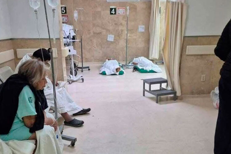 Hospital del IMSS colapsa en atención