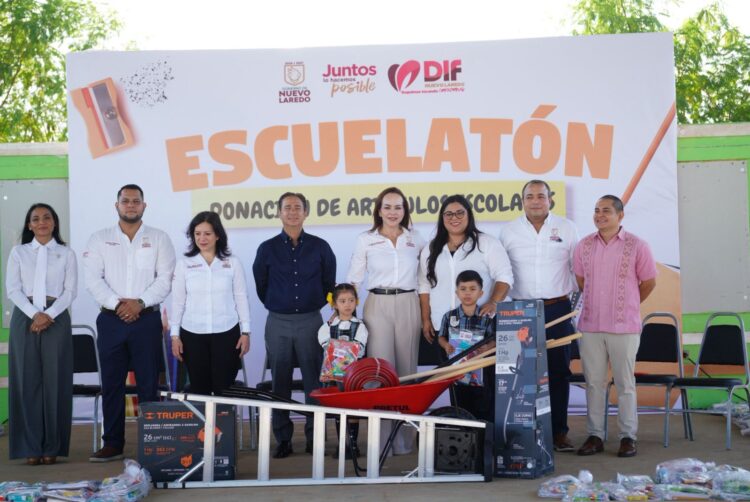 CARMEN LILIA CANTUROSAS Entrega a 300 escuelas equipo de mantenimiento