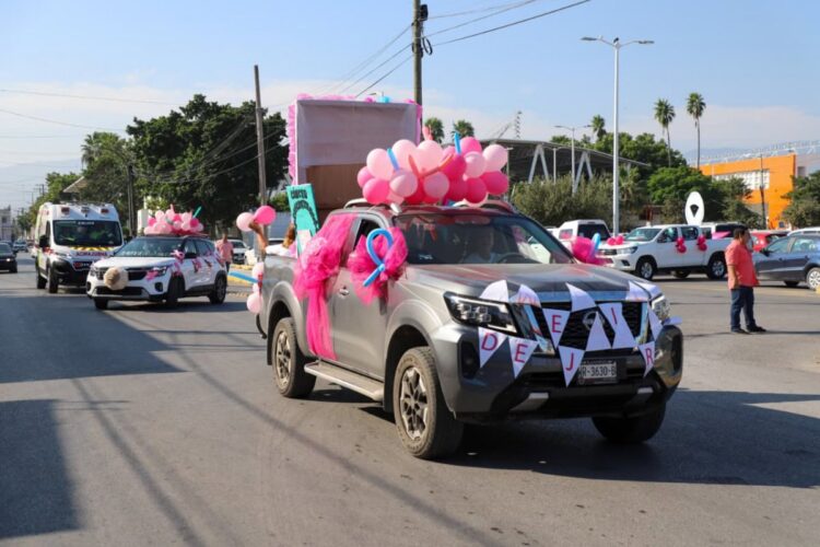 SE SOLIDARIZAN Realiza SST “Caravana Rosa”